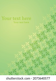 Business presentation concept vector background with pattern and text space. 