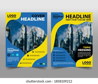 Business Presentation, Corporate Book Cover Design Template. Can be adapt to Brochure, Annual Report, Magazine,Poster, Portfolio, Flyer, Banner, Website.