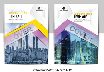 Business Presentation, Corporate Book Cover Design, Business Brochure, Annual Report, Magazine Poster, Portfolio, Modern Flyer, Flyer poster,  brochure cover design layout , vector template.