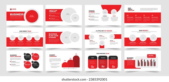 Business presentation design presentation slide template