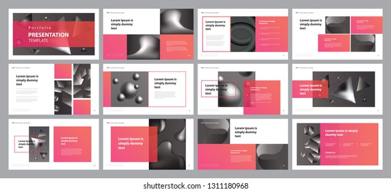 business presentation design template with page layout design for brochure ,portfolio, book , magazine, annual report , and company profile , with info graphic elements design