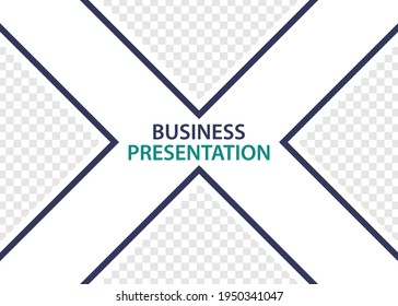 business presentation design template. perfect for brochures, marketing promotion, infographics