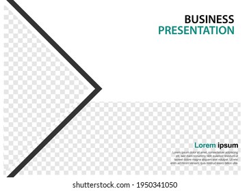 business presentation design template. perfect for brochures, marketing promotion, infographics