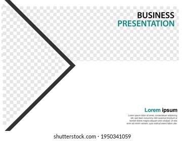 business presentation design template. perfect for brochures, marketing promotion, infographics