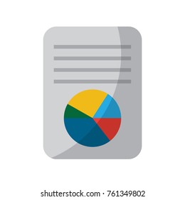 business presentation document graph circle chart diagram