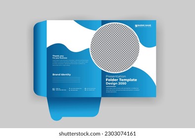  Business presentation File folder design template
