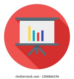 Business Presentation Flat Icon Modern Style
