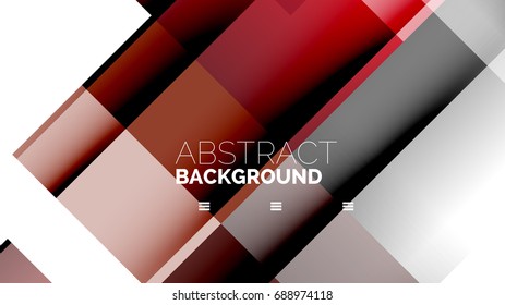 Business presentation geometric template. Digital technology layout, brochure or flyer concept or geometrical web banner background