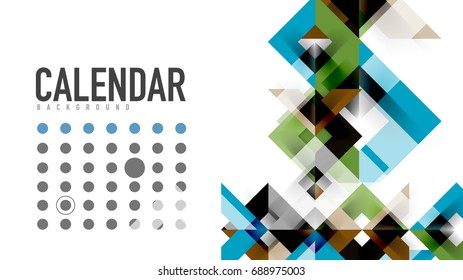 Business presentation geometric template. Digital technology layout, brochure or flyer concept or geometrical web banner background