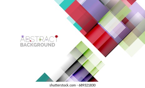 Business presentation geometric template. Digital technology layout, brochure or flyer concept or geometrical web banner background