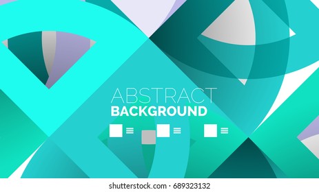 Business presentation geometric template. Digital technology layout, brochure or flyer concept or geometrical web banner background