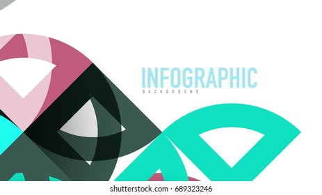 Business presentation geometric template. Digital technology layout, brochure or flyer concept or geometrical web banner background
