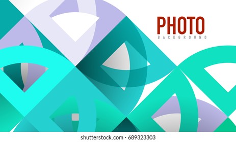 Business presentation geometric template. Digital technology layout, brochure or flyer concept or geometrical web banner background