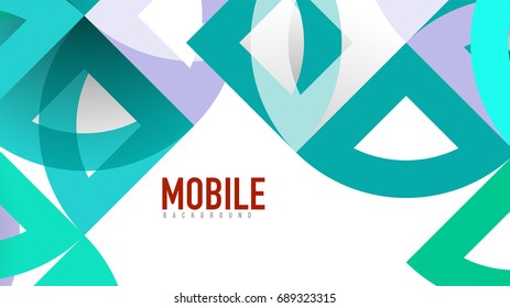 Business presentation geometric template. Digital technology layout, brochure or flyer concept or geometrical web banner background