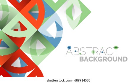 Business presentation geometric template. Digital technology layout, brochure or flyer concept or geometrical web banner background
