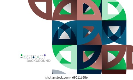 Business presentation geometric template. Digital technology layout, brochure or flyer concept or geometrical web banner background