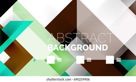 Business presentation geometric template. Digital technology layout, brochure or flyer concept or geometrical web banner background