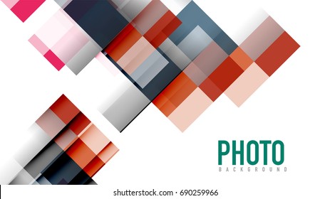 Geometrische Vorlage für Geschäftspräsentationen. Gestaltung der Digitaltechnik, Broschüre oder Flyer-Konzept oder geometrischer Hintergrund für Webbanner