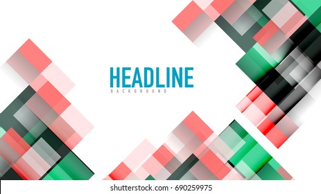 Business presentation geometric template. Digital technology layout, brochure or flyer concept or geometrical web banner background
