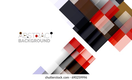 Business presentation geometric template. Digital technology layout, brochure or flyer concept or geometrical web banner background