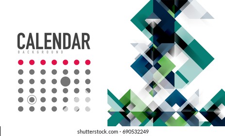Business presentation geometric template. Digital technology layout, brochure or flyer concept or geometrical web banner background