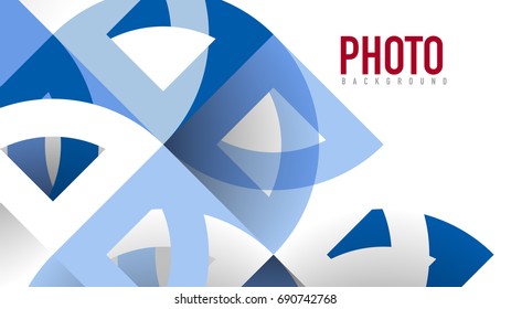 Geometrische Vorlage für Geschäftspräsentationen. Gestaltung der Digitaltechnik, Broschüre oder Flyer-Konzept oder geometrischer Hintergrund für Webbanner