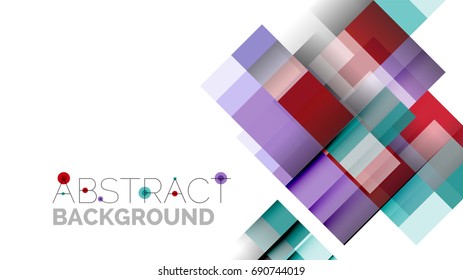 Business presentation geometric template. Digital technology layout, brochure or flyer concept or geometrical web banner background