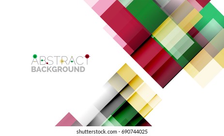 Plantilla geométrica de presentación empresarial. Diseño de tecnología digital, concepto de folleto o folleto o fondo geométrico de banner web
