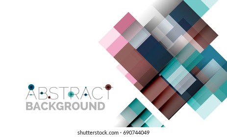 Geometrische Vorlage für Geschäftspräsentationen. Gestaltung der Digitaltechnik, Broschüre oder Flyer-Konzept oder geometrischer Hintergrund für Webbanner