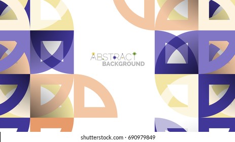 Business presentation geometric template. Digital technology layout, brochure or flyer concept or geometrical web banner background