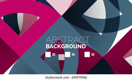 Business presentation geometric template. Digital technology layout, brochure or flyer concept or geometrical web banner background