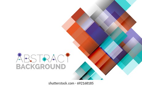 Plantilla geométrica de presentación empresarial. Diseño de tecnología digital, concepto de folleto o folleto o fondo geométrico de banner web