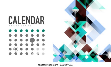 Geometrische Vorlage für Geschäftspräsentationen. Gestaltung der Digitaltechnik, Broschüre oder Flyer-Konzept oder geometrischer Hintergrund für Webbanner