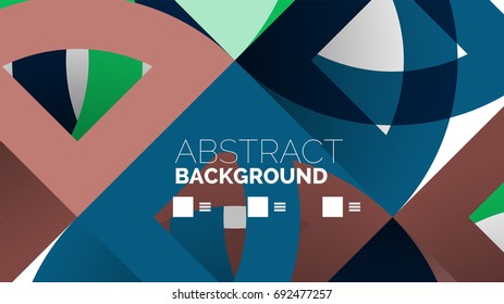Business presentation geometric template. Digital technology layout, brochure or flyer concept or geometrical web banner background