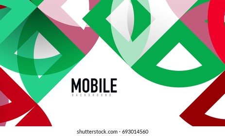 Business presentation geometric template. Digital technology layout, brochure or flyer concept or geometrical web banner background