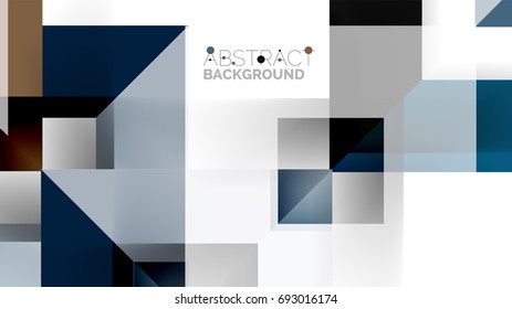 Business presentation geometric template. Digital technology layout, brochure or flyer concept or geometrical web banner background