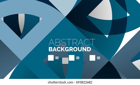 Business presentation geometric template. Digital technology layout, brochure or flyer concept or geometrical web banner background