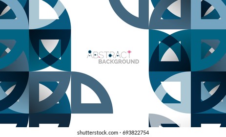 Business presentation geometric template. Digital technology layout, brochure or flyer concept or geometrical web banner background