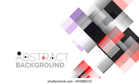 Plantilla geométrica de presentación empresarial. Diseño de tecnología digital, concepto de folleto o folleto o fondo geométrico de banner web