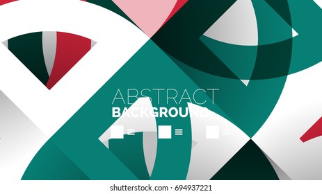 Business presentation geometric template. Digital technology layout, brochure or flyer concept or geometrical web banner background