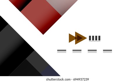 Business presentation geometric template. Digital technology layout, brochure or flyer concept or geometrical web banner background