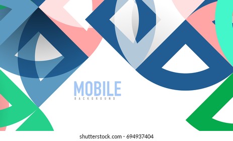 Plantilla geométrica de presentación empresarial. Diseño de tecnología digital, concepto de folleto o folleto o fondo geométrico de banner web