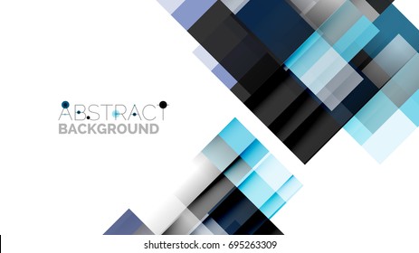 Business presentation geometric template. Digital technology layout, brochure or flyer concept or geometrical web banner background