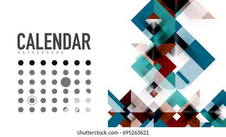 Geometrische Vorlage für Geschäftspräsentationen. Gestaltung der Digitaltechnik, Broschüre oder Flyer-Konzept oder geometrischer Hintergrund für Webbanner