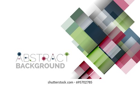 Business presentation geometric template. Digital technology layout, brochure or flyer concept or geometrical web banner background