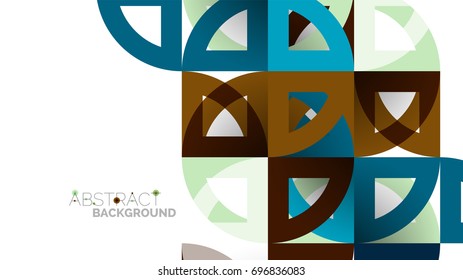 Business presentation geometric template. Digital technology layout, brochure or flyer concept or geometrical web banner background