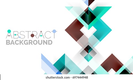 Business presentation geometric template. Digital technology layout, brochure or flyer concept or geometrical web banner background