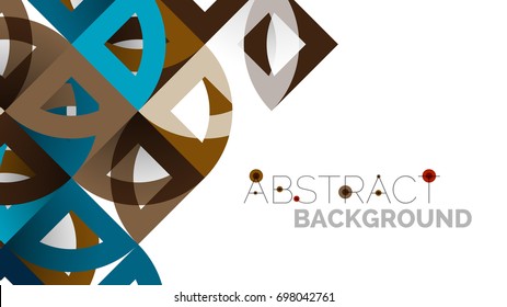 Business presentation geometric template. Digital technology layout, brochure or flyer concept or geometrical web banner background