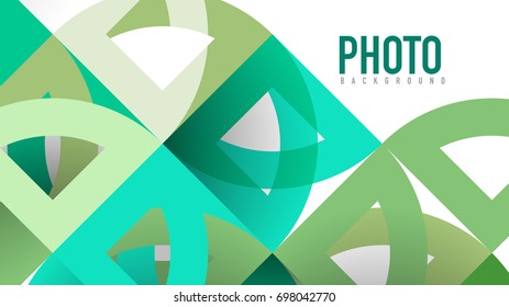 Business presentation geometric template. Digital technology layout, brochure or flyer concept or geometrical web banner background