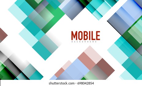 Business presentation geometric template. Digital technology layout, brochure or flyer concept or geometrical web banner background